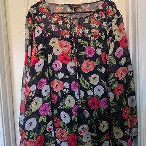 Multicolor Lane Bryant long sleeve top